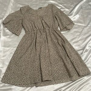 Cheetah print dress